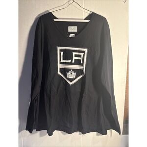 Women's Drew Doughty Black Los Angeles Kings Backer‎ Name & Number Slim Fit 3XL
